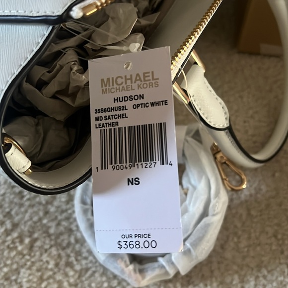 MICHAEL KORS CROSSBODY SATCHEL PURSES HUDSON  NEW AUTHENTIC 10x8.5 - Picture 4 of 12